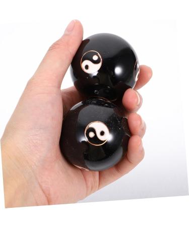 Partykindom 4-Piece Massage Globe Set | Metal Hand Exercise Balls for Yoga & Fitness | Hand Training Tool for Enhanced Grip & Relief - Buy Online on GoSupps.com
