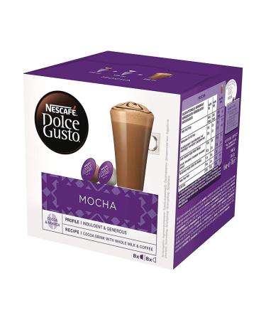 NESCAFE DOLCE GUSTO Nescaf Dolce Gusto Mocha Coffee 8 Capsules + 8 Milk Capsules