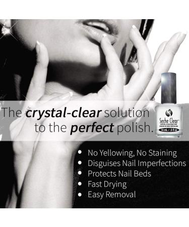 Seche Clear Base Coat .5 oz - No Formaldehyde & Toluene-Free - Buy Online on GoSupps.com