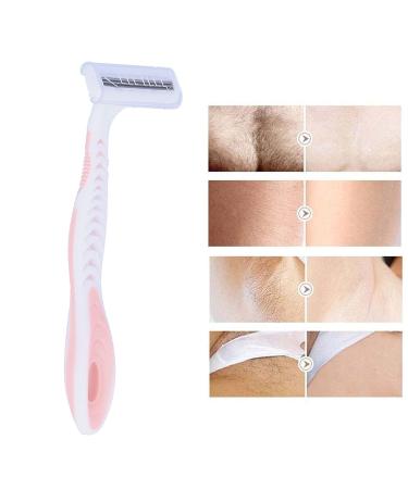 4-Part Women's Razor & Bikini Trimmer - Portable T-Type Beauty Tool for Body Hair Removal - Buy Online on GoSupps.com