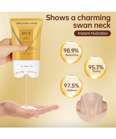 ALIIP Firming Neck Cream neck and d collet cream with roller neck firming cream against wrinkles necklines and sagging skin neck cream 120 g - Buy Online on GoSupps.com