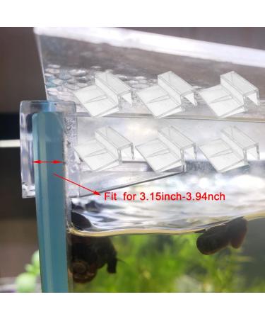 10mm Weilan Aquarium Lid Clips | Thick Acrylic Fish Tank Cover Support Holder - Buy Online on GoSupps.com
