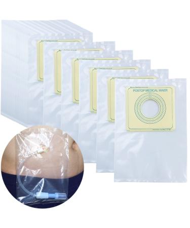 Peritoneal Dialysis Shower Pouch Waterproof Shield PD Port Protector Disposable Cover for Transfer Set Holder Catheter Peg Feeding GTube Bathing Accessories Colostomy Bag(Pack of 50) 50 Pcs