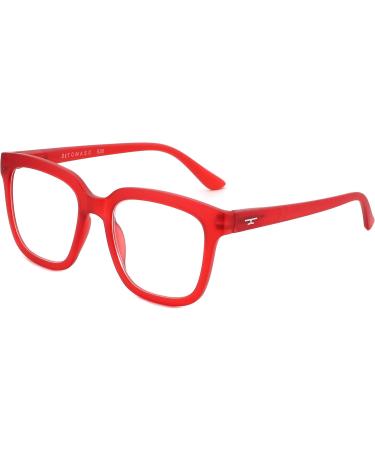 De Tomaso Women 526 Red Reading Glasses - Stylish & Comfortable Eyewear for International Shipping - Buy Online on GoSupps.com