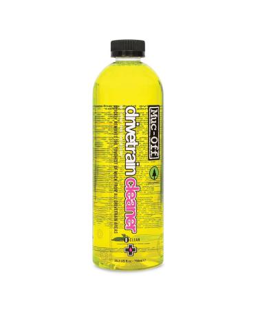 Muc Off Bio Drivetrain Cleaner, 750 Milliliters - Effective Biodegradable Bicycle Chain Cleaner and Degreaser Fluid - Suitable for All Types of Bike, Yellow 750ml