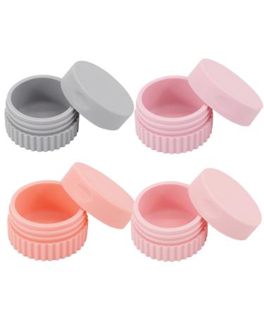 Small Cream Jars - Pocket Loose Powder Storage Jar - Leak-proof Toiletries Storage Jars for Cosmetics B