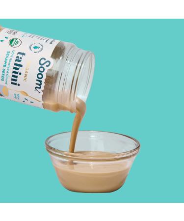 Soom Foods Organic Sesame Tahini Paste 16oz (2 Pack) | Silky Smooth Texture for Hummus, Dips & Dressings | Vegan, Nut-Free, Gluten-Free, Dairy-Free | Keto, Paleo, Plant Based & Kosher - Buy Online on GoSupps.com