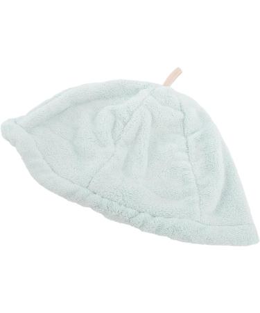 Coral Fleece Sauna Cap Highly Absorbent Men Women Drying Hair Shower Hat with Versatile Design for Saunas Spas or Baths (Green) - Buy Online on GoSupps.com
