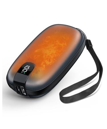Faraday Hand Warmers 10000mAh Rechargeable Electric Handwarmers 3 Levels Fast Heating Portable Pocket Hand Heater with Digital Display, 15 Hours Long Lasting