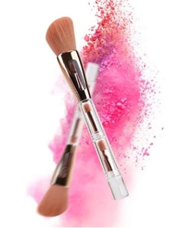 Makeup Brush 4 in 1 Makeup Brush Portable Makeup Brush Professional Makeup Brushes Set Soft Brush Beauty - Buy Online on GoSupps.com
