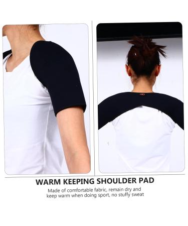 Warm Double Shoulder Support Brace - Heated Shoulder Pads for Men | Fitness Stabilizer Protector - Buy Online on GoSupps.com