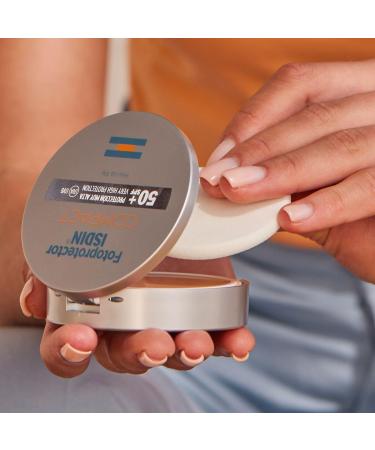 Fotoprotector ISDIN SPF-50 + Compact Make-Up without Oil Arena 10 g - Buy Online on GoSupps.com