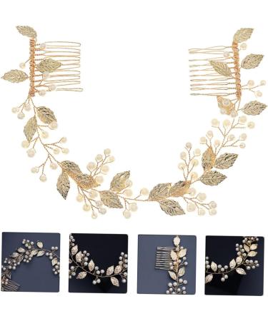 TOVINANNA 1pc Handmade Pearl Comb Hair Pin Wedding Hair Comb Bridal Headdress Bridal Comb Exquisite Hair Comb Alloy Hair Comb Wedding Hair Accessories Creative Wedding Hairpin - Buy Online on GoSupps.com