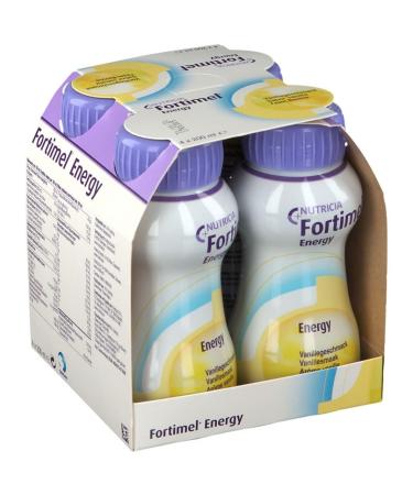 Fortimel Energy Drinking Food Vanilla | 300 kcal | Nutrient-Rich | 4x200ml | Ideal for Increased Energy Needs | Shop Now - Buy Online on GoSupps.com