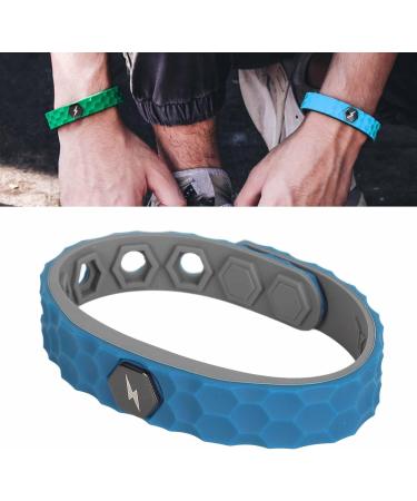 Antistatic Wrist Band Easy to Wear Static Bracelet for Sports (Blue) - Buy Online on GoSupps.com