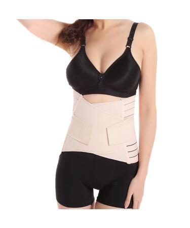 Movingtime Breathable Elastic Postpartum Support Recovery Belly/Waist Belt Shaper Beige
