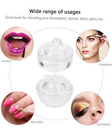 FRCOLOR Clear Tumbler crystal cup manicures liquid cup cup containers with lids clear acrylic liquid bowl clear container reconcile Accessories High borosilicate Mini Nail Cup - Buy Online on GoSupps.com
