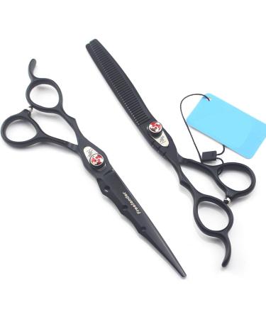 Barber Scissors 7 Inch Steel Left Hand Barber Scissors Thinning Shears Hairdressing Scissors 2024 - Buy Online on GoSupps.com