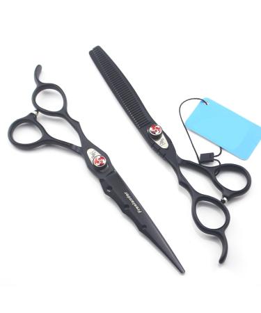Barber Scissors 7 Inch Steel Left Hand Barber Scissors Thinning Shears Hairdressing Scissors 2024