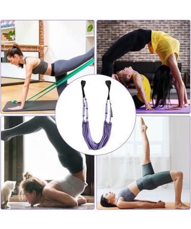 Avcxec Yogagurt Stretching Band - Yoga Strength Training & Flexibility Set for Pilates Ballet & Gymnastics | Inversion Stretch Bands (Lila) - Buy Online on GoSupps.com