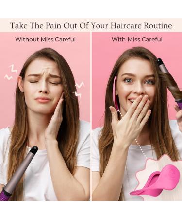 Reusable Silicone Ear Covers for Hair Styling - Pink Heat Protection | Comfortable & Durable Ear Shields for International Shipping - Buy Online on GoSupps.com