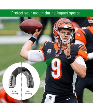 2 Pack Youth Mouth Guard with Strap - Teeth Armor for Boxing, MMA, Football, Basketball, Hockey, Karate, Rugby - Protects Braces - Adult Size - Buy Online on GoSupps.com