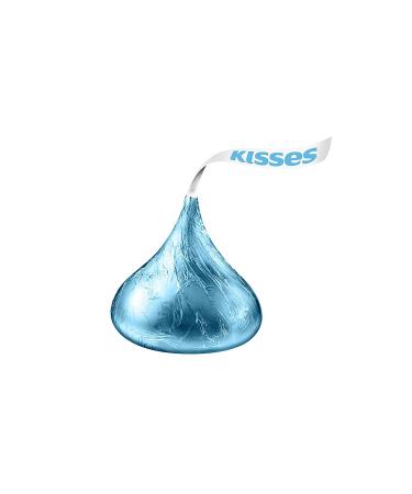 HERSHEY'S KISSES Blue Foils Milk Chocolate Candy Bulk - 66.7 oz Bag (400 Pieces) - Buy Online on GoSupps.com