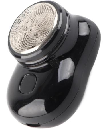 Electric Beard Trimmer Electric Beard Trimmer Automatic Portable Mesh Blade Double Ring Hair Removal for Travel (Black) - Buy Online on GoSupps.com