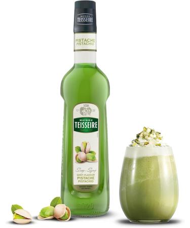 Sirop de Pistache Mathieu Teisseire pour boissons chaudes boissons froides caf s chocolats milk-shakes boissons frapp es desserts th s cocktails avec ou sans alcool bouteille de 70cl - Buy Online on GoSupps.com