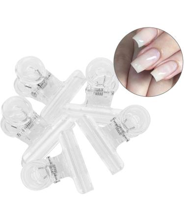 Clips Portable 4 Colors Durable Nail Extension Clips for Home Use for Salon(Transparent) - Buy Online on GoSupps.com