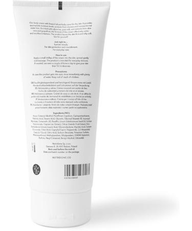 Nutridome - Flaxseed oil body cream 200ml - Body lotion for dry skin intense hydration and skin soothing regenerating repairing cream for women moisturizer - Buy Online on GoSupps.com