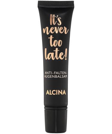 Alcina It s Never Too Late Anti-Wrinkle Eye Balm - 15ml | Anti-Aging Eye Cream for Folds & Lines | International Shipping Available - Buy Online on GoSupps.com
