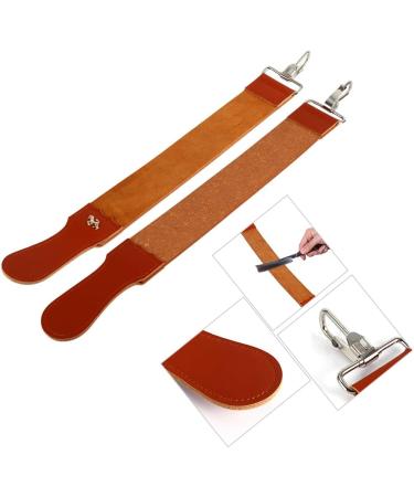 Tmishion Real Leather Barber Straight Razor with Folding Knife & Sharpening Strop - Professional Shaving & Hair Removal Tool - Buy Online on GoSupps.com