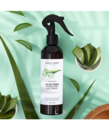 Aloe Vera Loc Moisturizer Spray for Dreads Dreadlocks Braids Faux Crochet Sister and Microlocs | Hydrating and Refreshing for Hair and Scalp | Natural Vegan Residue-Free - Buy Online on GoSupps.com