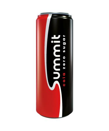 Summit Cola Zero 24x25cl (including 6 deposit) - refreshing zero -cola with full taste without sugar and including the deposit 24 doses of 250 ml