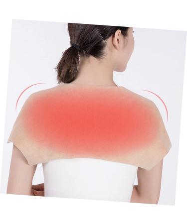 Buy FRCOLOR 1pc Shoulder Shawl & Heating Pad - Portable Warm Neck & Shoulder Support for Men - Soft Beige Vest 45X29CM - Perfect for Winter Relief - Buy Online on GoSupps.com