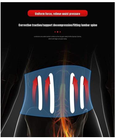 Buy BQTCICUQ Lumbar Support Belt for Men & Women | Magnetic Waist Heating Pillow | Adjustable Lower Back Support & Protection - Buy Online on GoSupps.com