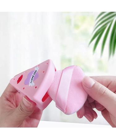 Shaped Powder Puff Holder Shatterproof Eco-Friendly Silicone Powder Makeup Puff Case for Travel Powder Puff Travel Case - Buy Online on GoSupps.com