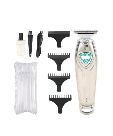 Electric Hairdresser Carving Scissors USB Rechargeable Oil Head Electric Pusher 0 Cutter Head Hairdresser V-911 Hair Clipper(No box-01)