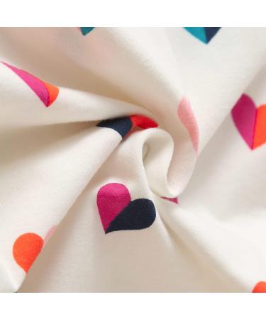 Koonde Baby Girl 3-Piece Outfit Set | Romper, Trouser & Headband | Cream Heart + Magenta | 6-12 Months - Buy Online on GoSupps.com