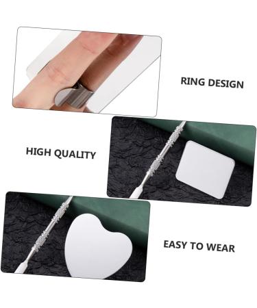 minkissy 3 Sets Ring Palette Nails Accessories Nail Holders for Painting Nails Nail Kits Makeup Artist Tool Nail Art Accessories Nail Art Tools Cosmetic Combination Stainless Steel Material - Buy Online on GoSupps.com