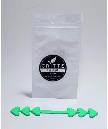 Buy CRITTE Green Ear Protector - Silicone Heart Shape Adjustable Strap for Face Masks (1 Piece) | Comfort & Support for All Masks - Buy Online on GoSupps.com