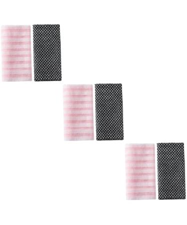 POPETPOP 6 Pcs Bath Towel Bath Body Cleaning Towel Shower Scrubber Towel Sponges for Cleaning Shower Loofah Mitt Bath Sponges for Shower Bath Wash Towel Polyester Double Sided Scraper Miss