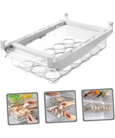 LABRIMP Fridge Egg Drawer Drawer Egg Crisper Eggs Fridge Egg Holder for Refrigerator Egg Carrier Egg Rack Food re-usable - Buy Online on GoSupps.com