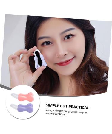 FRCOLOR Nose Pincer Clips - 4 Pcs Nose Shaping & Lifting Tool | Invisible Beauty Device for Slimming | DIY Nose Up Bridge Enhancer - Buy Online on GoSupps.com