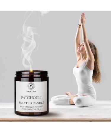 Fragrance Candle Patchouli 150g - 100% Pure Essential Oil - Aromatherapy Soy Wax Candle in Glass - Perfect Christmas & Birthday Gift - Buy Online on GoSupps.com