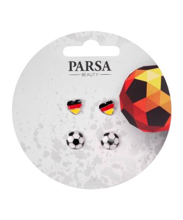 Parsa Beauty Germany Fan Articles Ohrring-Set WM/Em Germany Style matching the World Cup and the European Championship perfect for public viewing