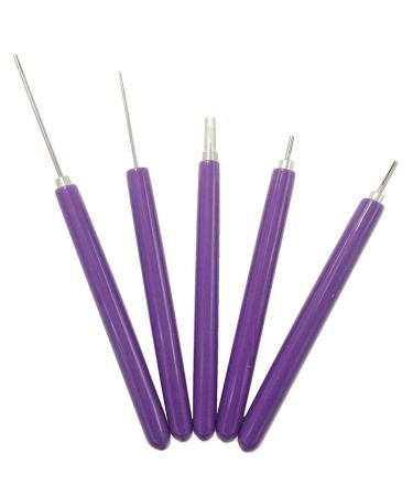 ODETOJOY 5PCS Quilling Paper Tools Slotted for Beginner Needle DIY Paper Rolling Tool Kit