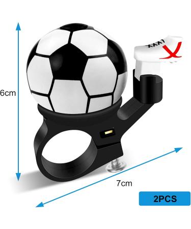 Buy 2 Pack Children s Bicycle Bells - Clear Loud Sound for All Bikes - Fun Football Design - Buy Online on GoSupps.com
