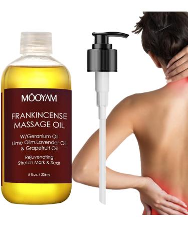 Premium Lavender Massage Oil - 236ml | Essential Body-Shaping Oil for Relaxation Joint & Muscle Relief Ideal for Gua Sha & Herbal Therapy | International Shipping Available - Buy Online on GoSupps.com